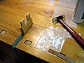 Gluing Stretcher Tenons